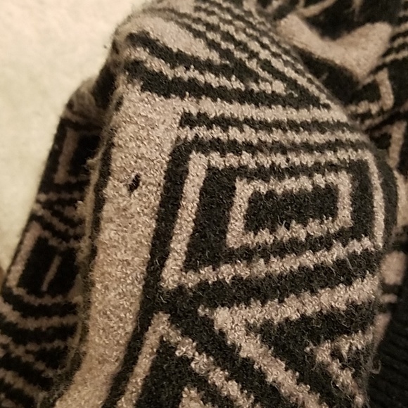 free people  wool lined pull over hoodie sweater S - Picture 7 of 8